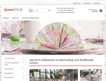 Tablet Screenshot of gastro-schulz.com